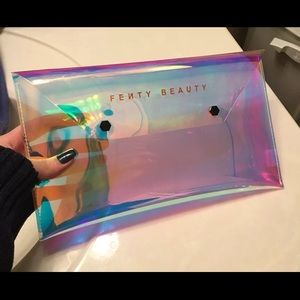 RARE Fenty Beauty Holographic Clutch